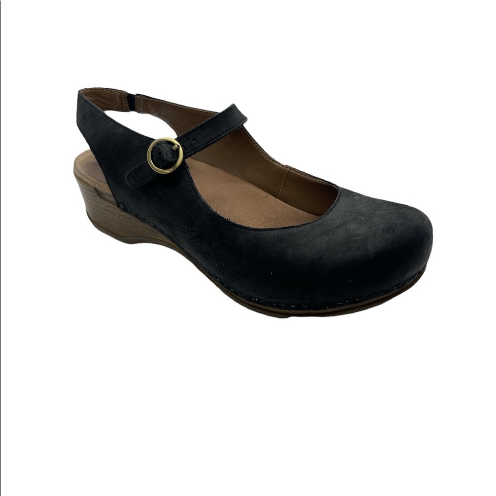 Dansko | Black | Professional Shoes | Mary Janes | Strappy | Open Heel | EU 41